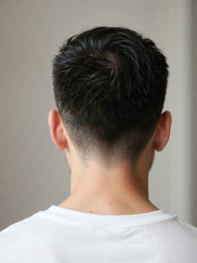 中年男性佩戴假发前后对比，职场精英形象，自然贴合效果